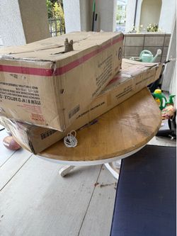 Table with set of chairs