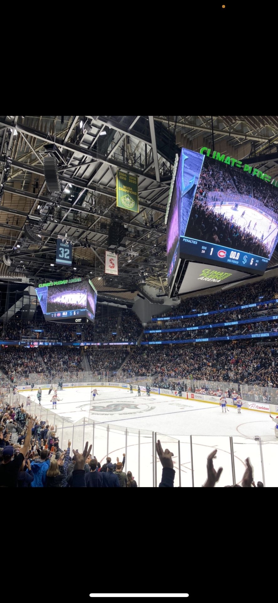 KRAKEN TICKETS - Lower bowl