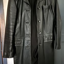 Long Leather jacket $40
