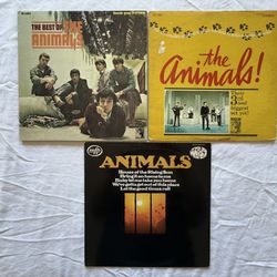 The Animals Vinyl Records Lot Of 3 Albums 