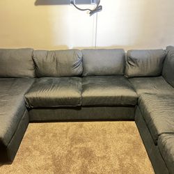 Blue IKEA couch