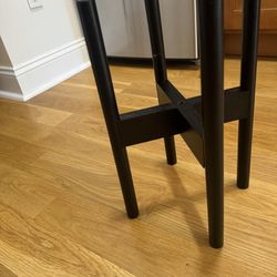 Black Wooden Plant Stand