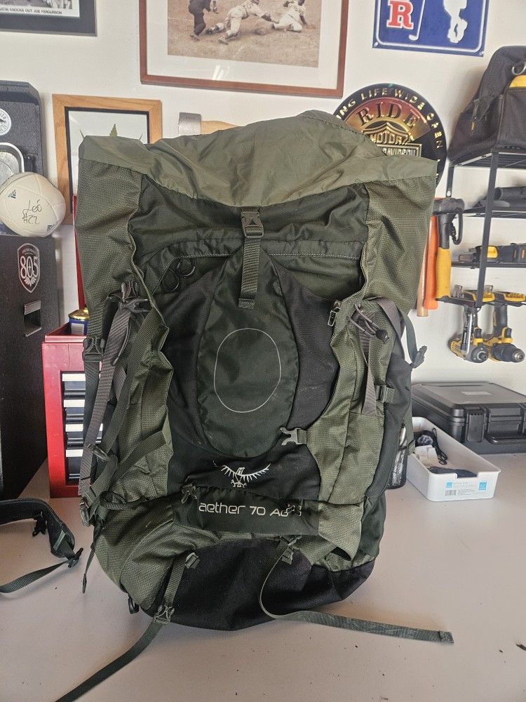 Osprey Aether AG 70 Men s Backpacking Backpack Size Medium