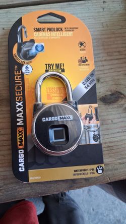 Fingerprint scan padlocks