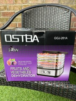 OSTBA Food Dehydrator GGJ-261A 240W New In Box (Pick Up Iselin, NJ)