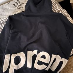 Supreme Big Logo Zip Up 