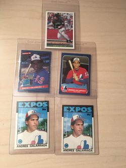 1986 Donruss Topps Traded & Fleer Update 1993 UD Andres Galarraga Rookie 5 Card Lot