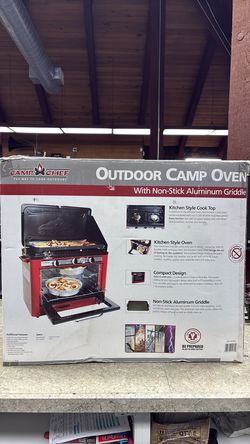 Camp Chef Outdoor Camp Oven With Non-Stick Aluminum Griddle (70492408)