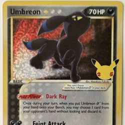 Pokemon Umbreon (Celebrations: Classic Collection)
