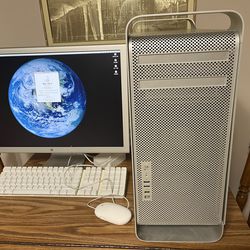 MacPro tower & Apple display