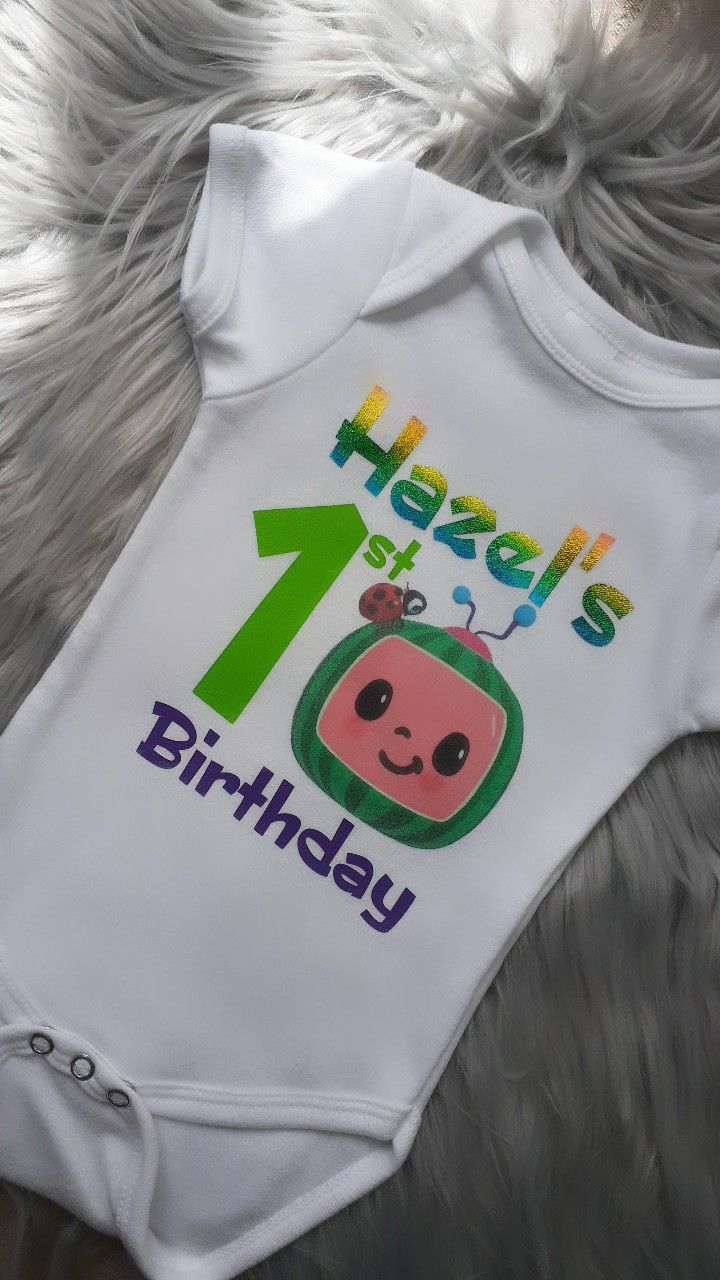 Cocomelon Onesie For Birthday 
