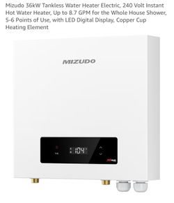 Mizudo 36kW Tankless Electric Water Heater
