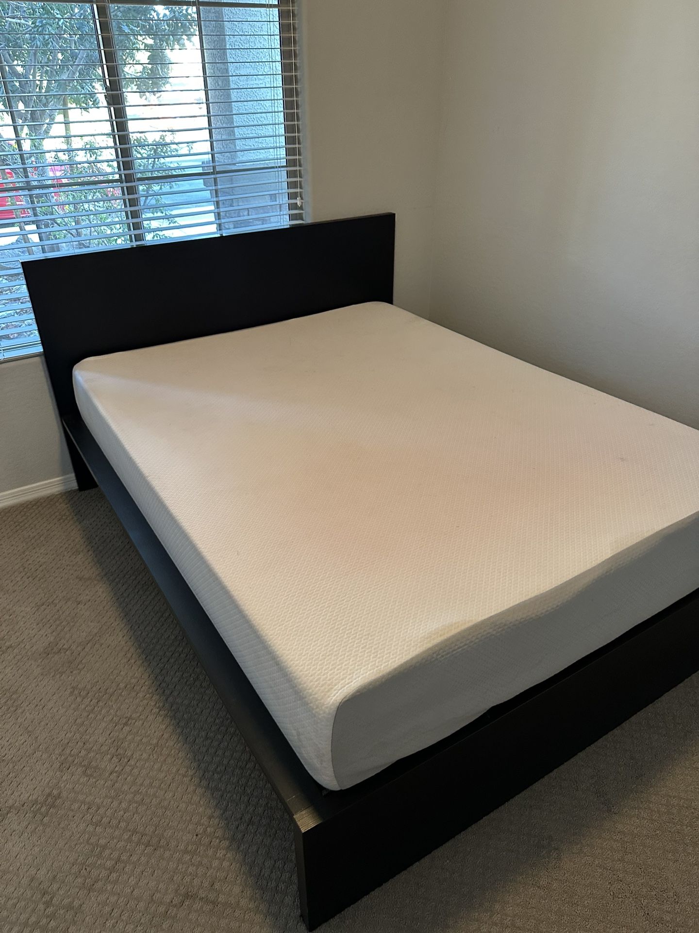Queen Mattress and Bed Frame