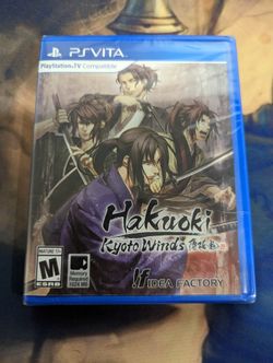 Hakuoki Kyoto Winds PS Vita new