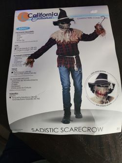 Sadistic Scarecrow Adult Small