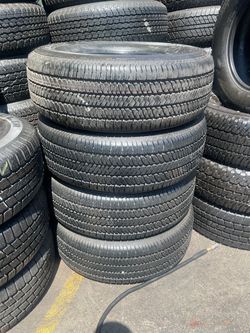 Bridgestone 265/65R17 Set of four used tires $300