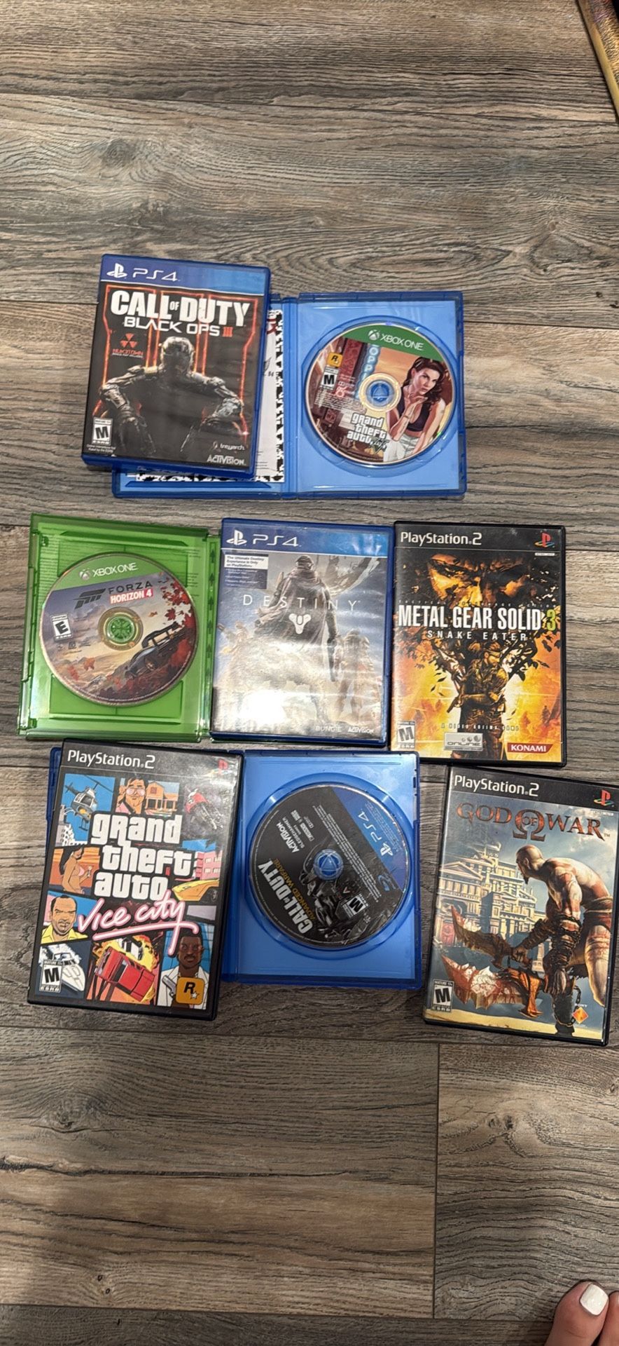 PS2, PS4, XBOX1 Game bundle