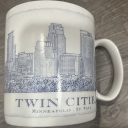 New 2006 Starbucks Architecture Series Twin Cities Minneapolis St. Paul Coffee Mug