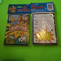 Lot Of Two Party Invitations