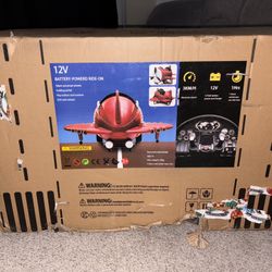 Airplane Ride On Toy Kids Car