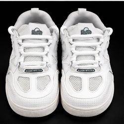 Louis Vuitton LV S4 White Sneakers