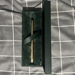 A.T Cross Rolled Gold Fountain Pen