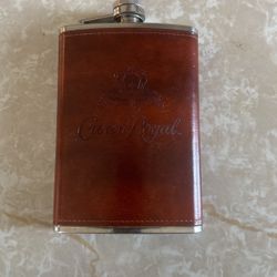 Crown Royal Large Flask – Great Condition – Collectible Barware