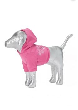 PINK Victoria Secret Metallic Dog with Pink Hood