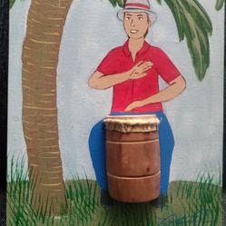 10×8 Bomba puertorriqueña 3D Painting 