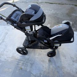 Baby Trend Morph single/ double modular stroller