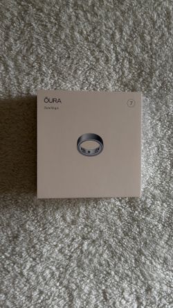 Brand New Oura Ring 4 – Sealed Box – Brushed Silver- Size 7- $399 Value