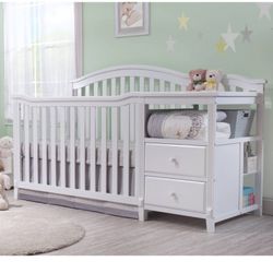 Sorelle Berkley Crib & Changer ( White)