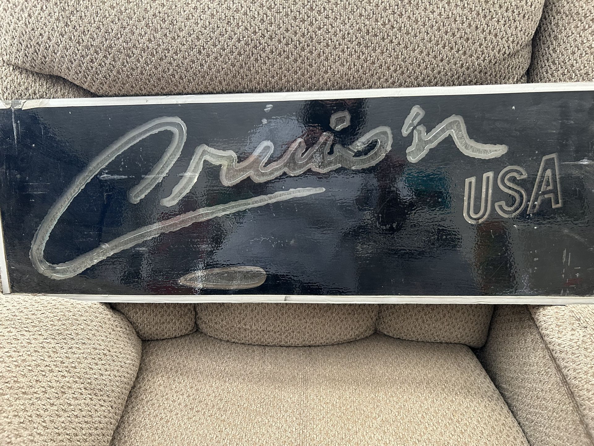 Arcade Glass Marquee Original Cruise N USA 