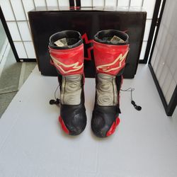 Alpinestars Used Track Boots Size 11-1/2