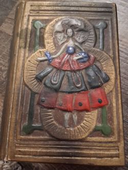 Antique photo book with Embossed Cover
