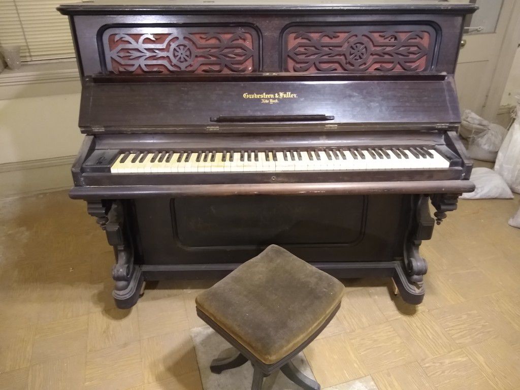 Circa 1882 Grovesteen and Fuller right piano