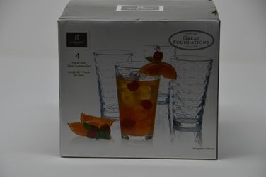 4 Pc Glass Set 