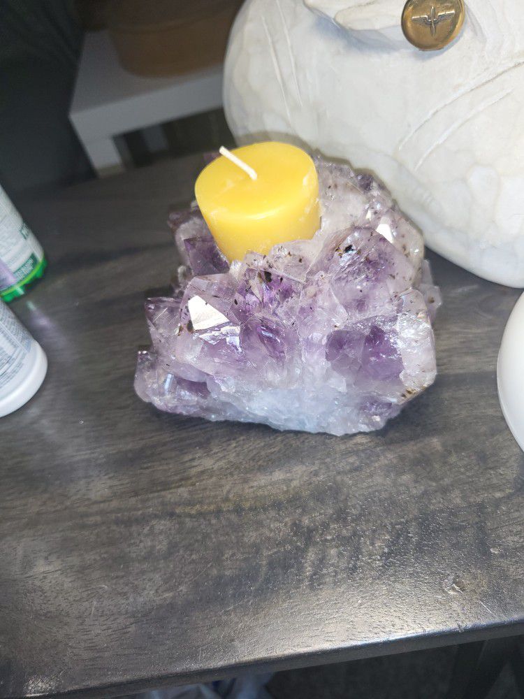 Amisty Purple New Candle Holder 4 Available $25 Each