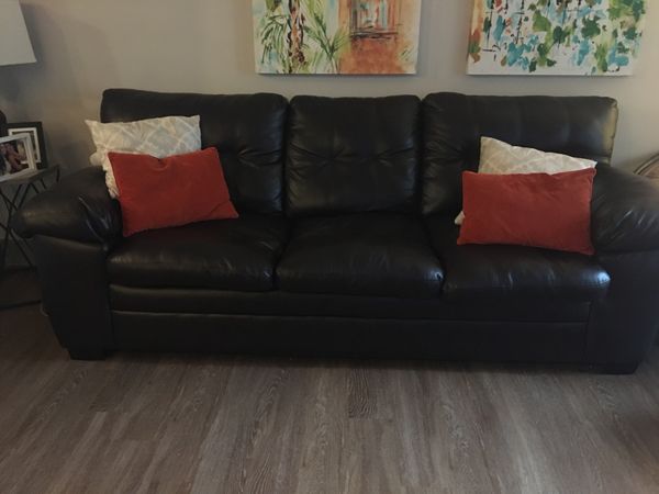 Espresso Faux Leather Sofa Pickup Only For In Orlando Fl Espresso Faux Leather Sofa Pickup Only For In Orlando Fl Offerup