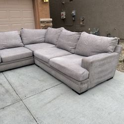 Three Piece Lite Gray Sectional
