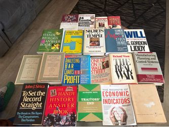 20 vintage finance, technical analysis, and 20th-century political history 20 book lot