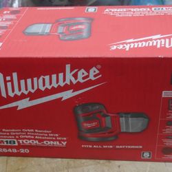 Milwaukee 2648-20 M18 7000-12000 OPM Variable Speed 5" Random Orbit Sander 