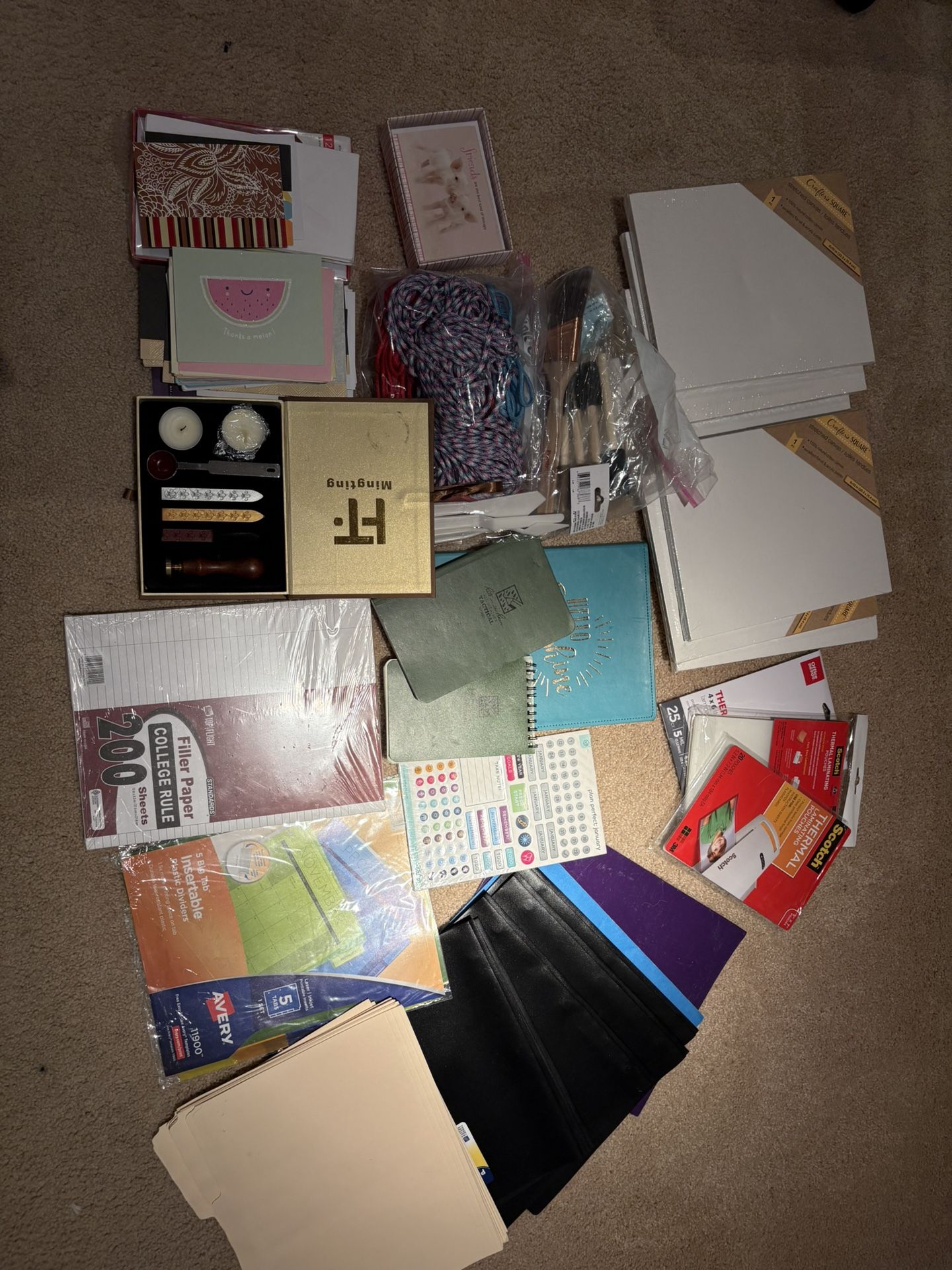 Various Arts, Crafts, School Supplies 