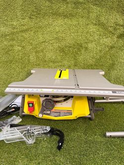 RYOBI 15 Amp 10 in. Compact Portable Corded Jobsite Table Saw with Folding Stand