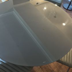 Glass Dinette Kitchen Table 