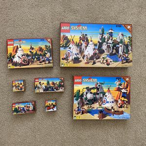 Photo LEGO Wild West Indians Complete Collection NEW - Sealed