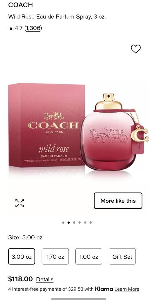 Coach Wild Rose