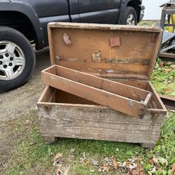 Vintage Carpenters Wooden Box
