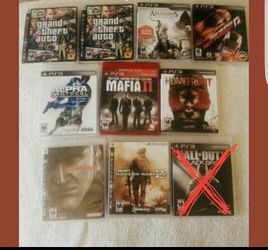 Ps3 video games ($5 to $7.ea)