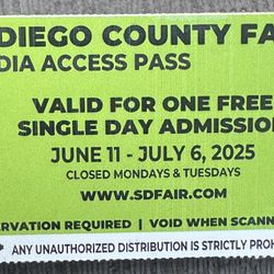 Del Mar Fair Tickets